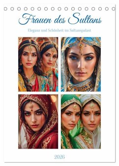 Frauen des Sultans (Tischkalender 2026 DIN A5 hoch), CALVENDO Monatskalender