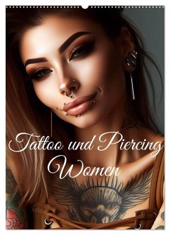 Cover Tattoo und Piercing Women (Wandkalender 2026 DIN A2 hoch), CALVENDO Monatskalender