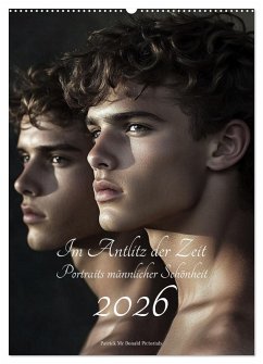 Cover Im Antlitz der Zeit: Porträts männlicher Schönheit (Wandkalender 2026 DIN A2 hoch), CALVENDO Monatskalender