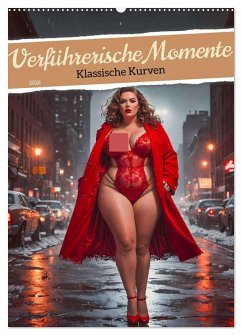 Cover Verführerische Momente - Klassische Kurven (Wandkalender 2026 DIN A2 hoch), CALVENDO Monatskalender