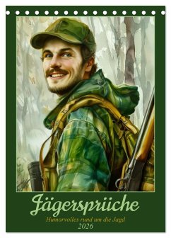 Cover Jägersprüche (Tischkalender 2026 DIN A5 hoch), CALVENDO Monatskalender