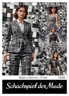 Schachspiel der Mode (Wandkalender 2026 DIN A4 hoch), CALVENDO Monatskalender