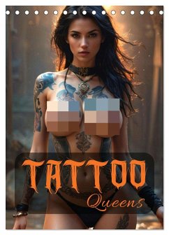 Tattoo Queens (Tischkalender 2026 DIN A5 hoch), CALVENDO Monatskalender