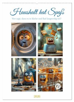 Haushalt hat Spaß (Wandkalender 2026 DIN A2 hoch), CALVENDO Monatskalender Haushalt hat Spaß (Wandkalender 2026 DIN A2 hoch), CALVENDO Monatskalender