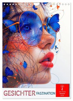 Gesichter Faszination (Wandkalender 2026 DIN A4 hoch), CALVENDO Monatskalender