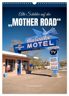 Alte Schilder an der "Mother Road" (Wandkalender 2026 DIN A3 hoch), CALVENDO Monatskalender