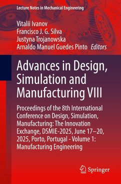 Cover Advances in Design, Simulation and Manufacturing VIII