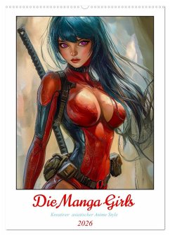 Cover Die Manga Girls (Wandkalender 2026 DIN A2 hoch), CALVENDO Monatskalender
