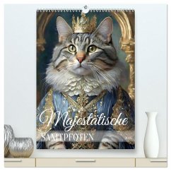 Cover Majestätische Samtpfoten (hochwertiger Premium Wandkalender 2026 DIN A2 hoch), Kunstdruck in Hochglanz