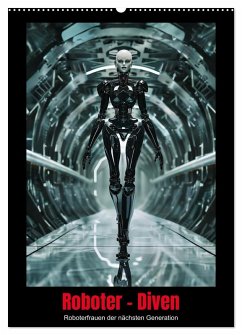 Cover Roboter - Diven (Wandkalender 2026 DIN A2 hoch), CALVENDO Monatskalender