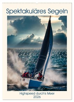 Cover Spektakuläres Segeln (Wandkalender 2026 DIN A2 hoch), CALVENDO Monatskalender