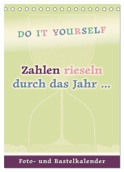 Cover Zahlen rieseln durch das Jahr ... (Tischkalender 2026 DIN A5 hoch), CALVENDO Monatskalender