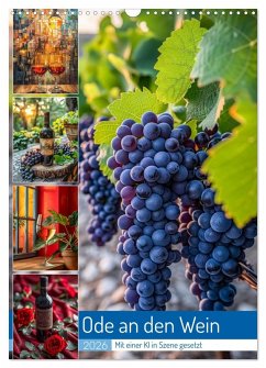 Cover Ode an den Wein (Wandkalender 2026 DIN A3 hoch), CALVENDO Monatskalender
