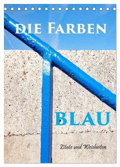 Cover Die Farben blau (Tischkalender 2026 DIN A5 hoch), CALVENDO Monatskalender