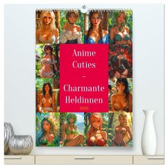 Anime Cuties - Charmante Heldinnen (hochwertiger Premium Wandkalender 2026 DIN A2 hoch), Kunstdruck in Hochglanz