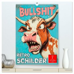 Cover Retro Schilder (hochwertiger Premium Wandkalender 2026 DIN A2 hoch), Kunstdruck in Hochglanz