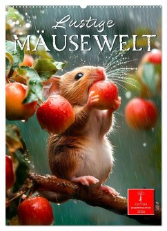 Lustige Mäusewelt (Wandkalender 2026 DIN A2 hoch), CALVENDO Monatskalender
