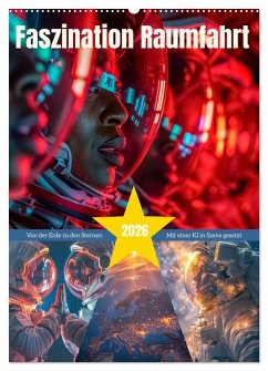 Cover Faszination Raumfahrt (Wandkalender 2026 DIN A2 hoch), CALVENDO Monatskalender