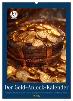 Cover Der Geld-Anlock-Kalender (Wandkalender 2026 DIN A2 hoch), CALVENDO Monatskalender