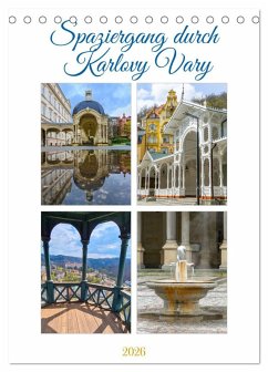 Cover Spaziergang durch Karlovy Vary (Tischkalender 2026 DIN A5 hoch), CALVENDO Monatskalender