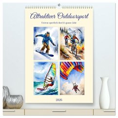 Cover Attraktiver Outdoorsport (hochwertiger Premium Wandkalender 2026 DIN A2 hoch), Kunstdruck in Hochglanz