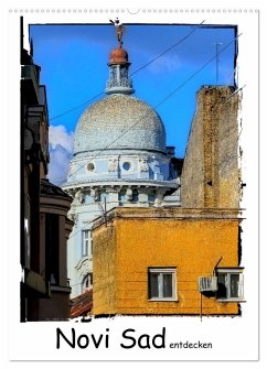 Cover Novi Sad entdecken (Wandkalender 2026 DIN A2 hoch), CALVENDO Monatskalender
