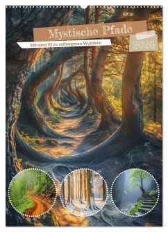 Cover Mystische Pfade (Wandkalender 2026 DIN A2 hoch), CALVENDO Monatskalender