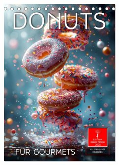 Cover Donuts für Gourmets (Tischkalender 2026 DIN A5 hoch), CALVENDO Monatskalender