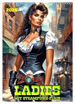 Cover Ladies mit Steampunk-Flair (Wandkalender 2026 DIN A3 hoch), CALVENDO Monatskalender