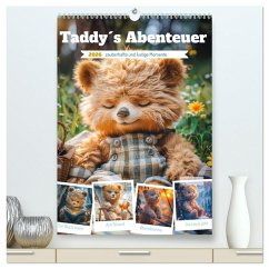 Taddy´s Abenteuer (hochwertiger Premium Wandkalender 2026 DIN A2 hoch), Kunstdruck in Hochglanz Taddy´s Abenteuer (hochwertiger Premium Wandkalender 2026 DIN A2 hoch), Kunstdruck in Hochglanz
