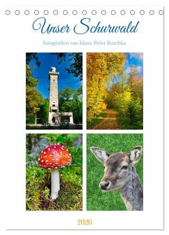 Unser Schurwald (Tischkalender 2026 DIN A5 hoch), CALVENDO Monatskalender Unser Schurwald (Tischkalender 2026 DIN A5 hoch), CALVENDO Monatskalender