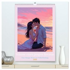 Träume eines jungen Herzens - Eine Manga-Reise zur Selbstfindung (hochwertiger Premium Wandkalender 2026 DIN A2 hoch), Kunstdruck in Hochglanz