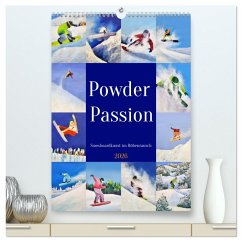 Cover Powder Passion - Snowboardkunst im Höhenrausch (hochwertiger Premium Wandkalender 2026 DIN A2 hoch), Kunstdruck in Hochglanz