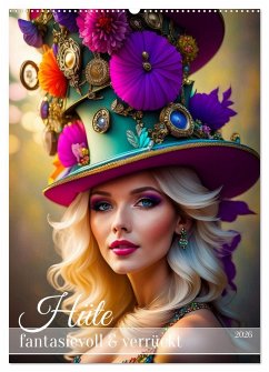 Cover Hüte - fantasievoll und verrückt (Wandkalender 2026 DIN A2 hoch), CALVENDO Monatskalender