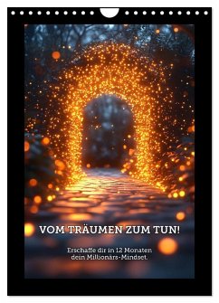 Cover Vom Träumen zum Tun! - Erschaffe dir in 12 Monaten dein Millionärs-Mindset. (Wandkalender 2026 DIN A4 hoch), CALVENDO Monatskalender