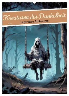 Cover Kreaturen der Dunkelheit - Legendäre Albträume (Wandkalender 2026 DIN A2 hoch), CALVENDO Monatskalender