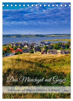 Das Mönchgut mit Gager (Tischkalender 2026 DIN A5 hoch), CALVENDO Monatskalender