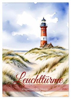 Cover Leuchttürme, Wegweiser der Meere (Wandkalender 2026 DIN A2 hoch), CALVENDO Monatskalender