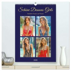 Schöne Dessous-Girls. Sinnliche Frauen am Wasser (hochwertiger Premium Wandkalender 2026 DIN A2 hoch), Kunstdruck in Hochglanz
