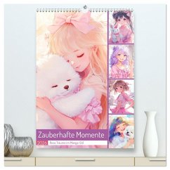 Zauberhafte Momente. Rosa Träume im Manga-Stil (hochwertiger Premium Wandkalender 2026 DIN A2 hoch), Kunstdruck in Hochglanz Zauberhafte Momente. Rosa Träume im Manga-Stil (hochwertiger Premium Wandkalender 2026 DIN A2 hoch), Kunstdruck in Hochglanz