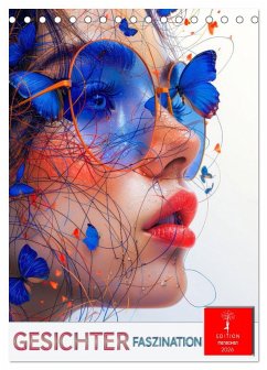 Gesichter Faszination (Tischkalender 2026 DIN A5 hoch), CALVENDO Monatskalender