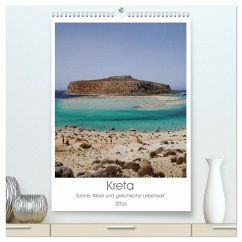 Kreta - Sonne, Meer und griechische Lebensart (hochwertiger Premium Wandkalender 2026 DIN A2 hoch), Kunstdruck in Hochglanz