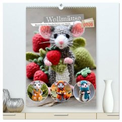 Cover Wollmäuse (hochwertiger Premium Wandkalender 2026 DIN A2 hoch), Kunstdruck in Hochglanz