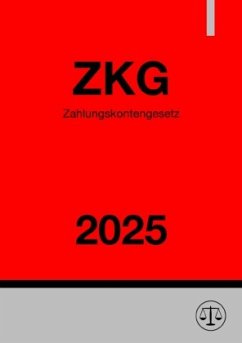 Zahlungskontengesetz - ZKG 2025 Cover Zahlungskontengesetz - ZKG 2025