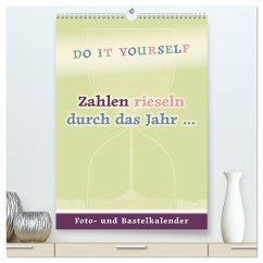 Cover Zahlen rieseln durch das Jahr ... (hochwertiger Premium Wandkalender 2026 DIN A2 hoch), Kunstdruck in Hochglanz