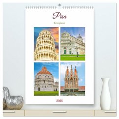 Cover Pisa - Reiseplaner (hochwertiger Premium Wandkalender 2026 DIN A2 hoch), Kunstdruck in Hochglanz