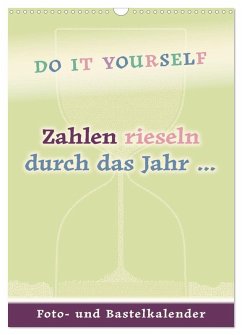 Cover Zahlen rieseln durch das Jahr ... (Wandkalender 2026 DIN A3 hoch), CALVENDO Monatskalender