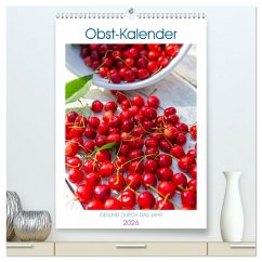 Cover Obst Kalender - GESUND DURCH DAS JAHR (hochwertiger Premium Wandkalender 2026 DIN A2 hoch), Kunstdruck in Hochglanz