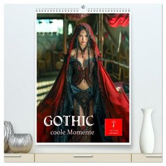 Gothic coole Momente (hochwertiger Premium Wandkalender 2026 DIN A2 hoch), Kunstdruck in Hochglanz