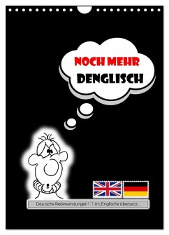 Cover Noch mehr DENGLISCH (Wandkalender 2026 DIN A4 hoch), CALVENDO Monatskalender
